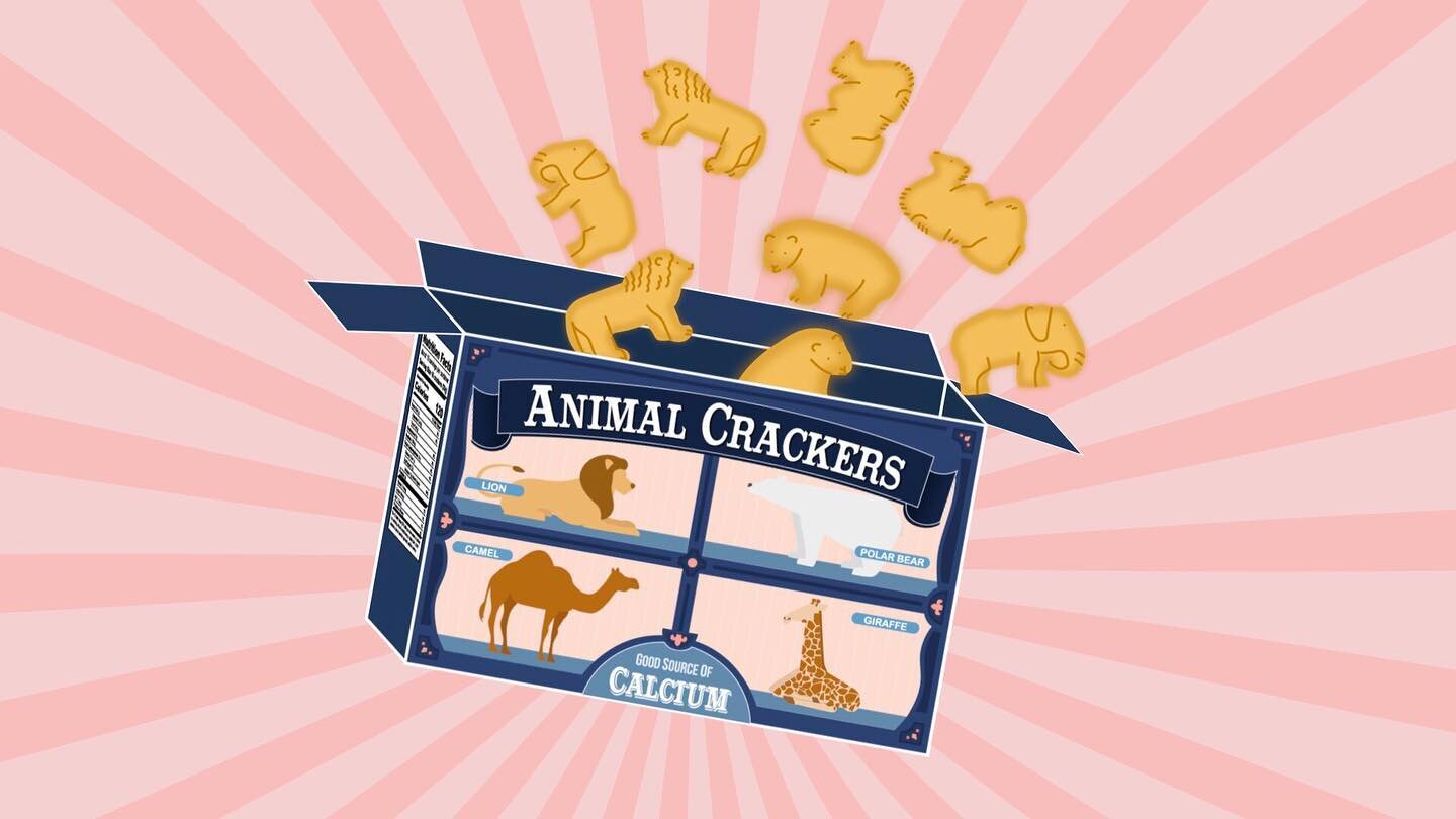 ➕➕➕animal crackers➕➕➕
&bull;
&bull;
I&rsquo;m nearly finished animating my personal project! #animator #animation #motiongraphics #adobe #aftereffects #illustrator #illustration #womenwhodraw #animation #animalcrackers #snack #cracker #biscuit #hateh