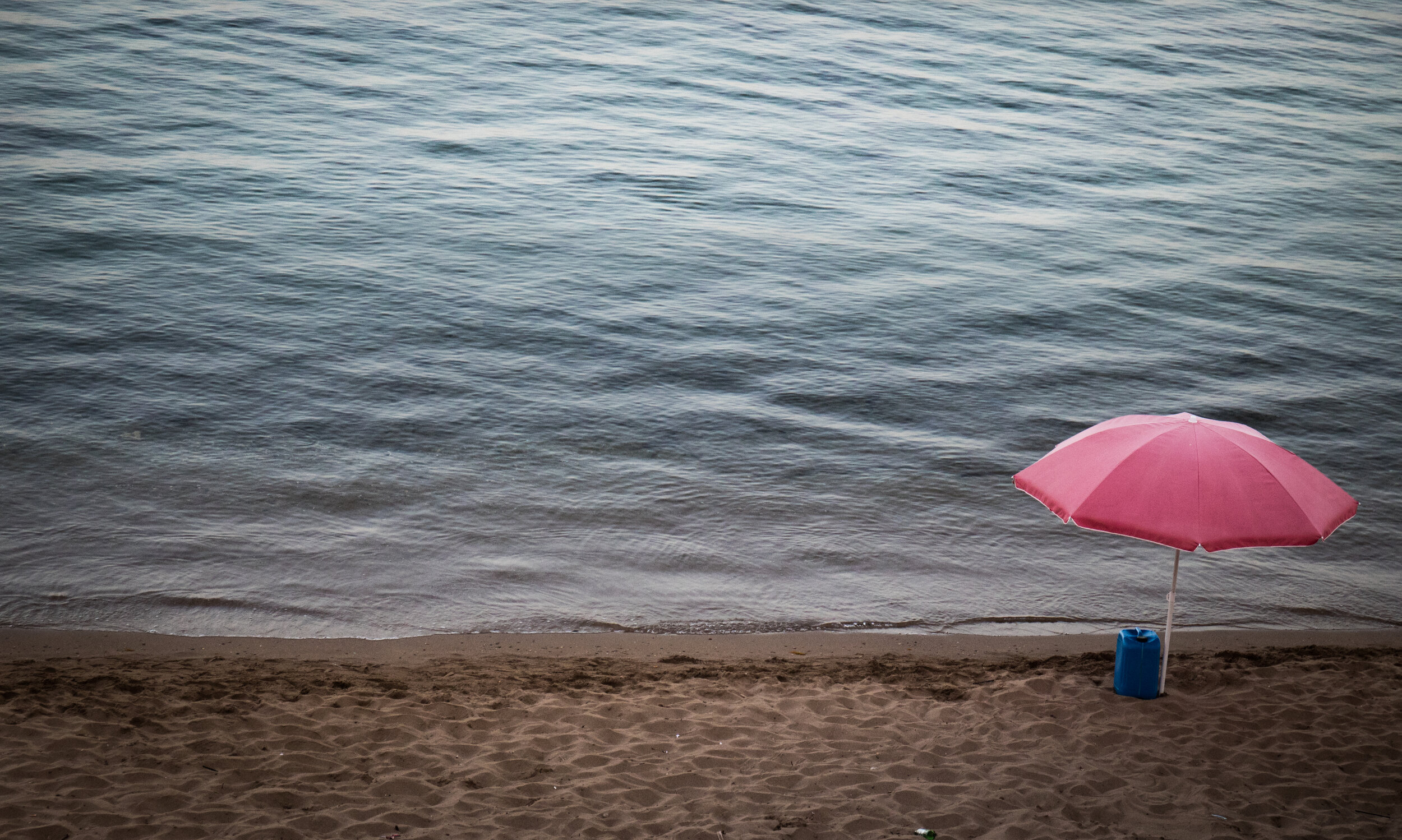   A Sardinian beach during the COVID-19 pandemic  