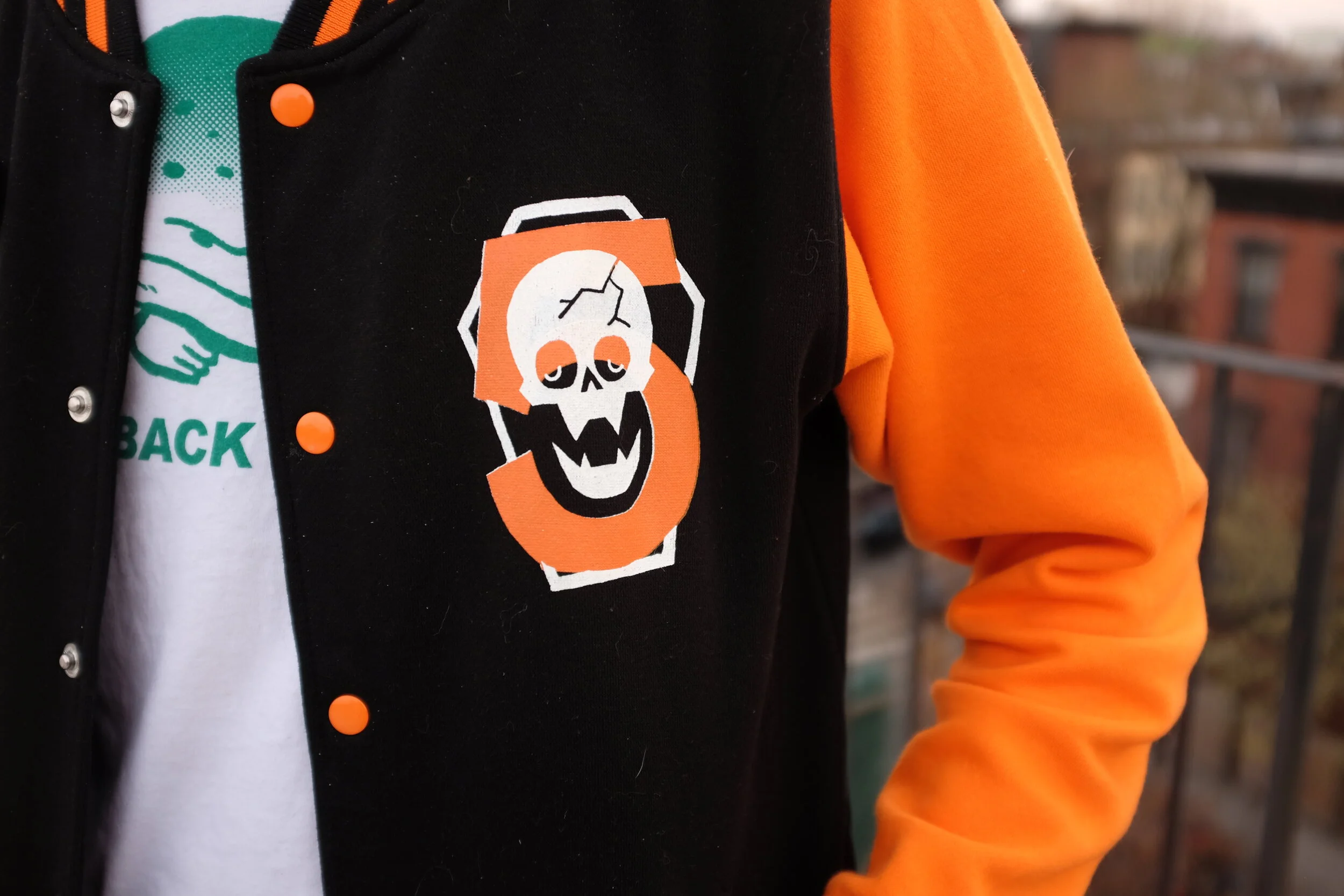 Jacket breast detail.