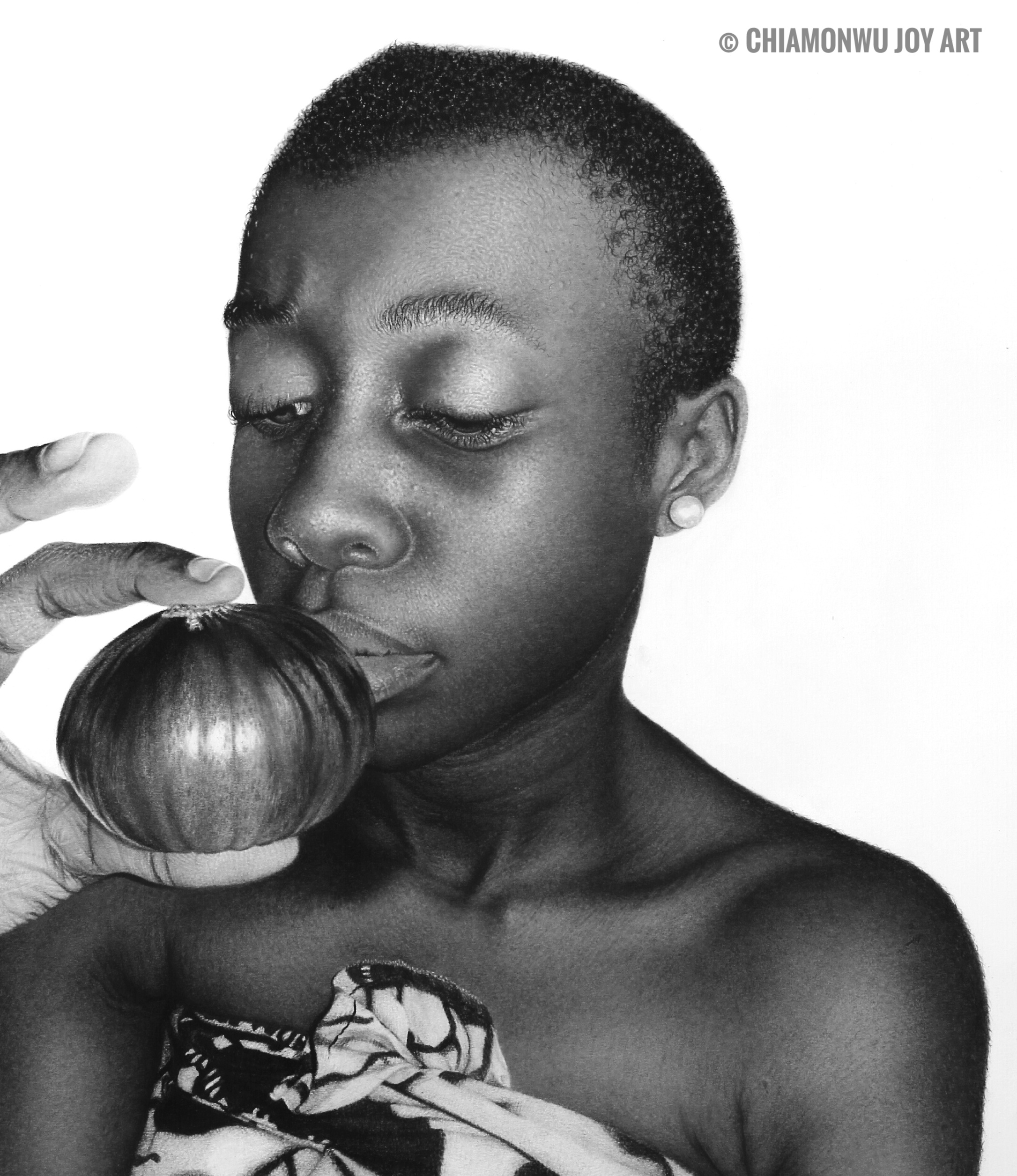 Title: DEEPER THAN THIS 27” × 22” inches Graphite and Charcoal Pencils on Paper. 2017 Sold