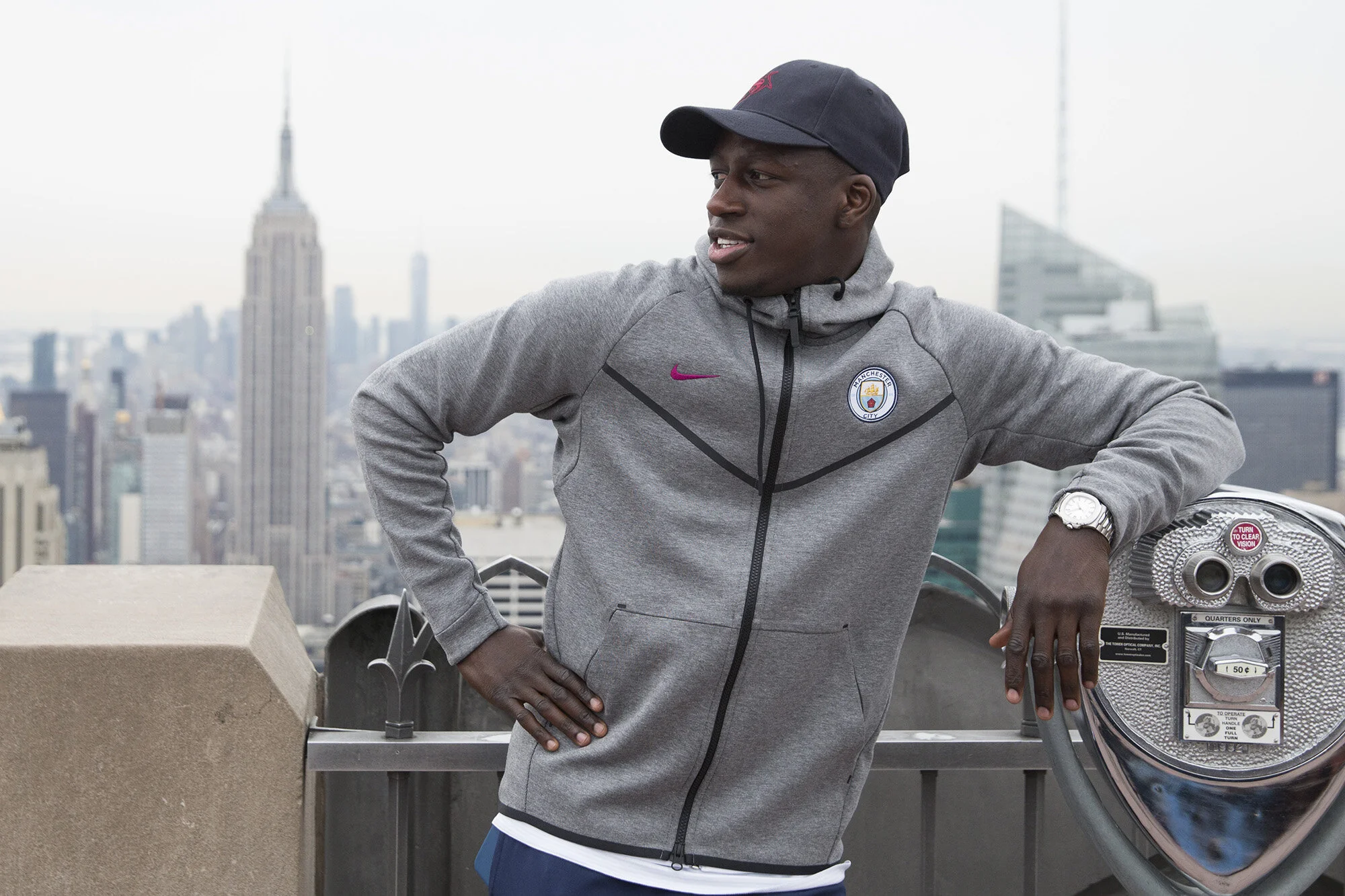 French National Team Soccer Player Benjamin Mendy for City Football.