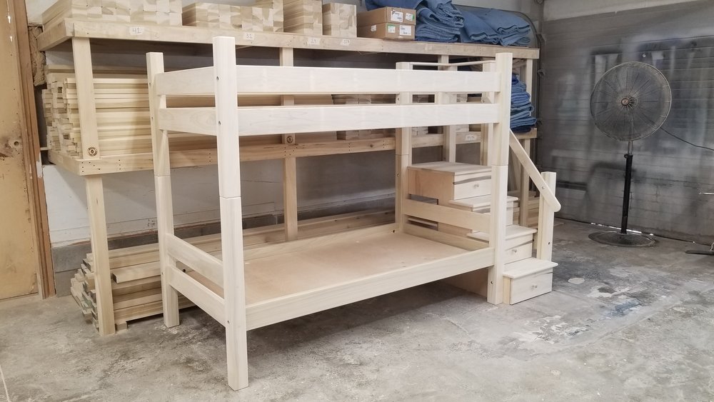Photos Of Unfinished Bunk And Loft Beds, Extra Long Twin Bunk Beds With Stairs