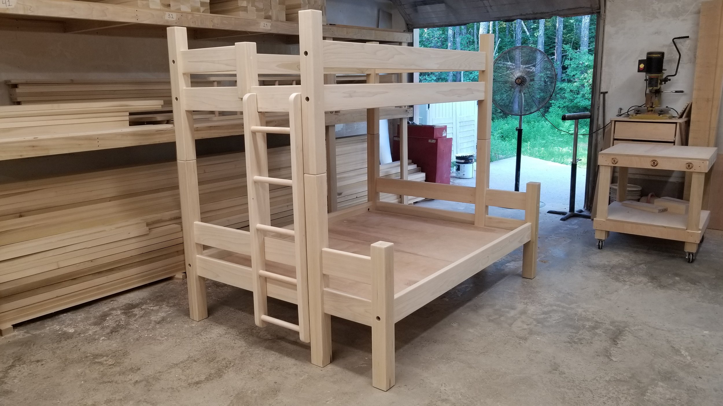 Unfinished Bunks Lofts, Bunk Bed Kits