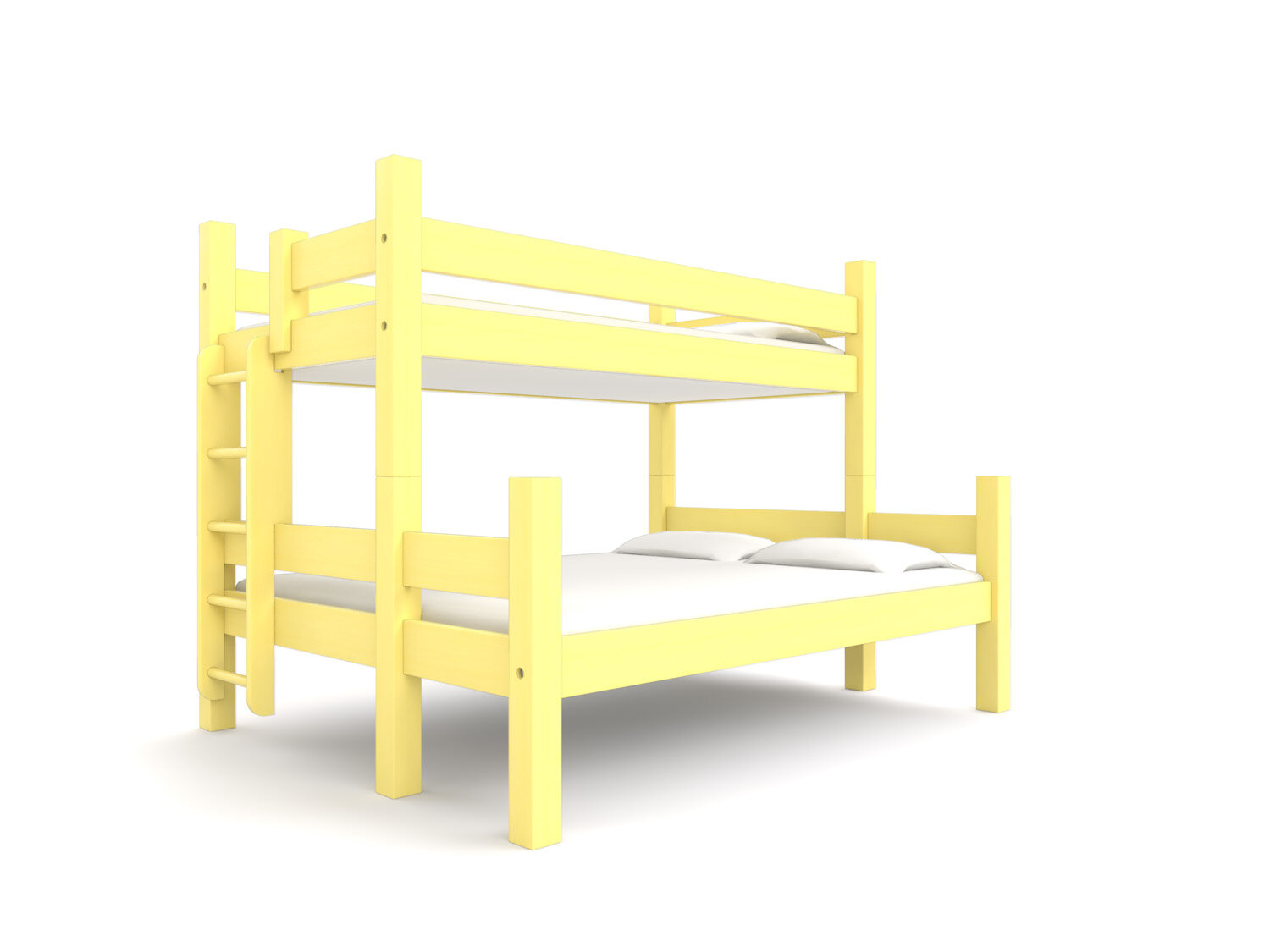 Camden Twin Over Queen Bunk, How To Make A Twin Size Bunk Bed