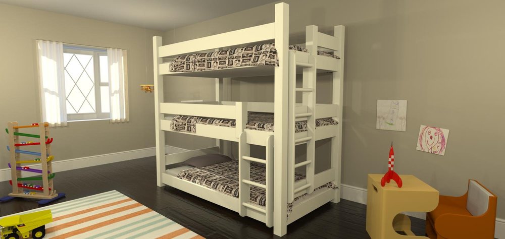 Top Five Space Saving Triple Bunk Beds, 3 Bunk Beds With Stairs