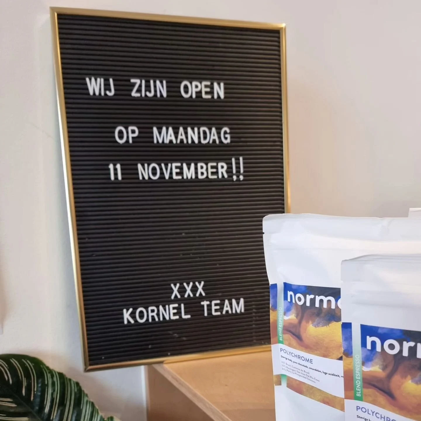 Alvast even ter info, komende maandag zijn wij gewoon open. Voor #koffie, #ontbijt, #lunch een beetje #coworken of een lekker stukje vers en huisgemaakt #gebak.
#kornél #breakfast #lunch #coffee #art #terras  #specialtycoffee #berchem #coffee