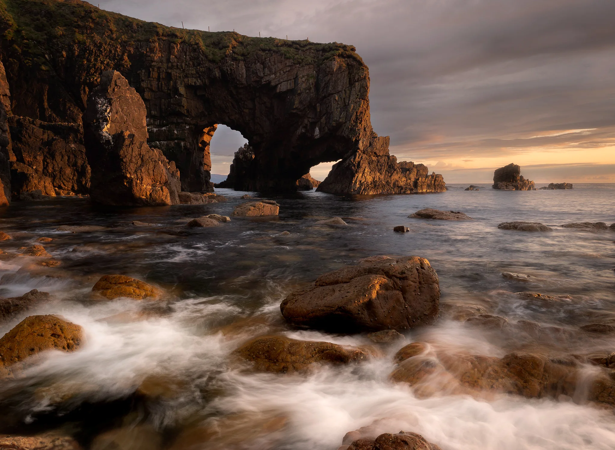 Waves and Motion at Crohy Head Co Donegal Filters: CPL and 4 stop ND