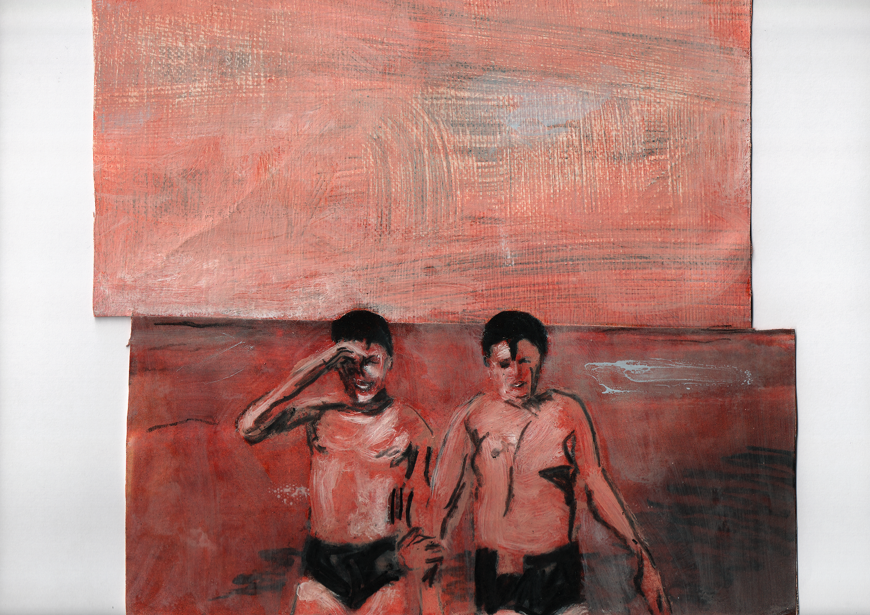 "Brothers on a Beach"