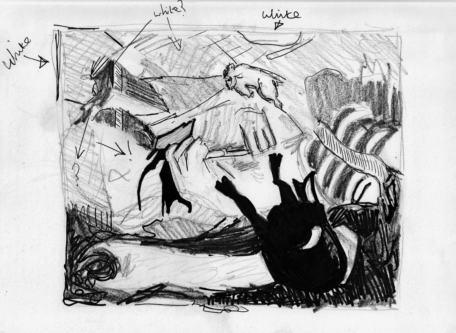 "Development Study for 'The Leaping Lamb'"