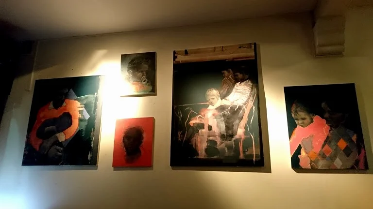 Stunning work by Alana Barton in the Black Box.