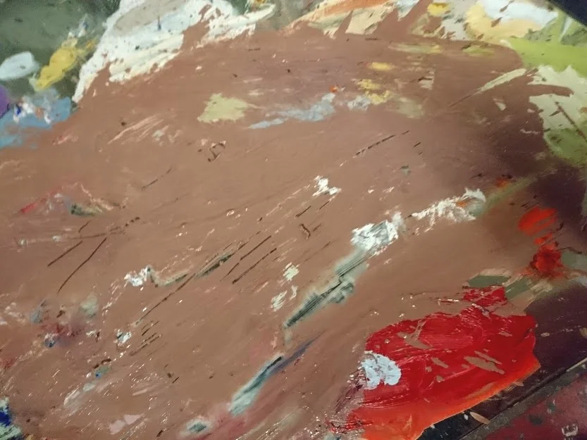 Cleaning the palette