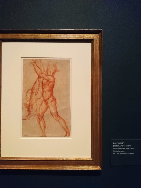 "Study of a Nude Boy" by Pontormo