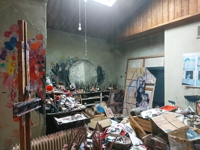Francis Bacon's studio in the Hugh Lane Gallery, Dublin
