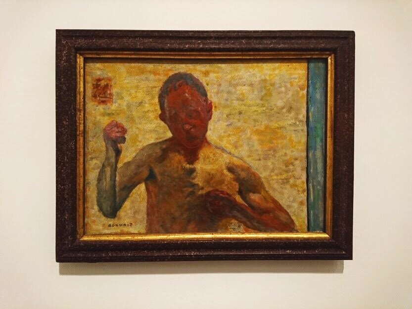 Self Portrait by Bonnard in the wonderful exhibition in the Tate Modern