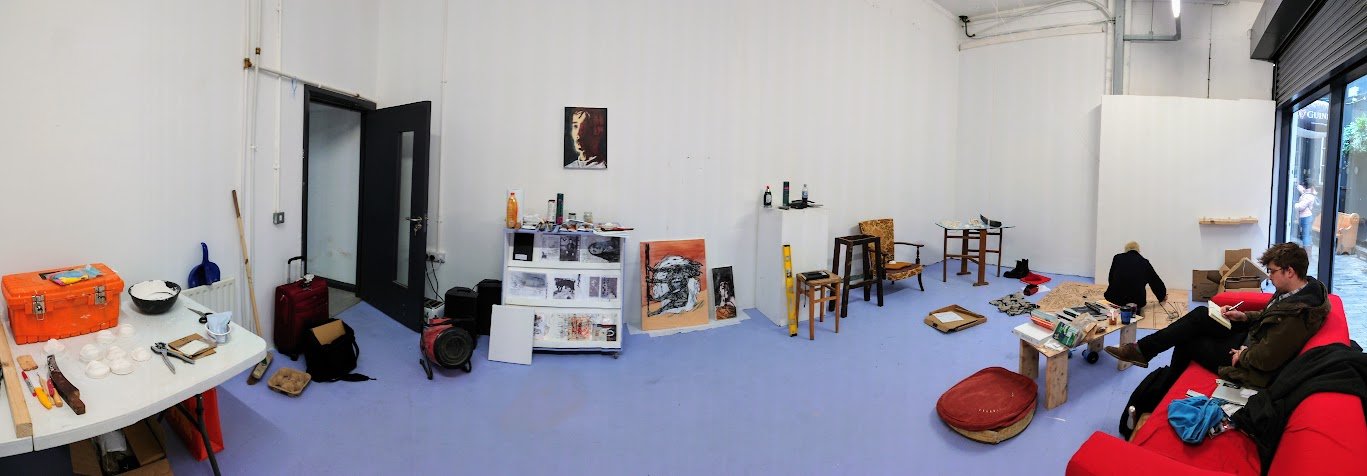 Panorama of 'Ogham' residency set up