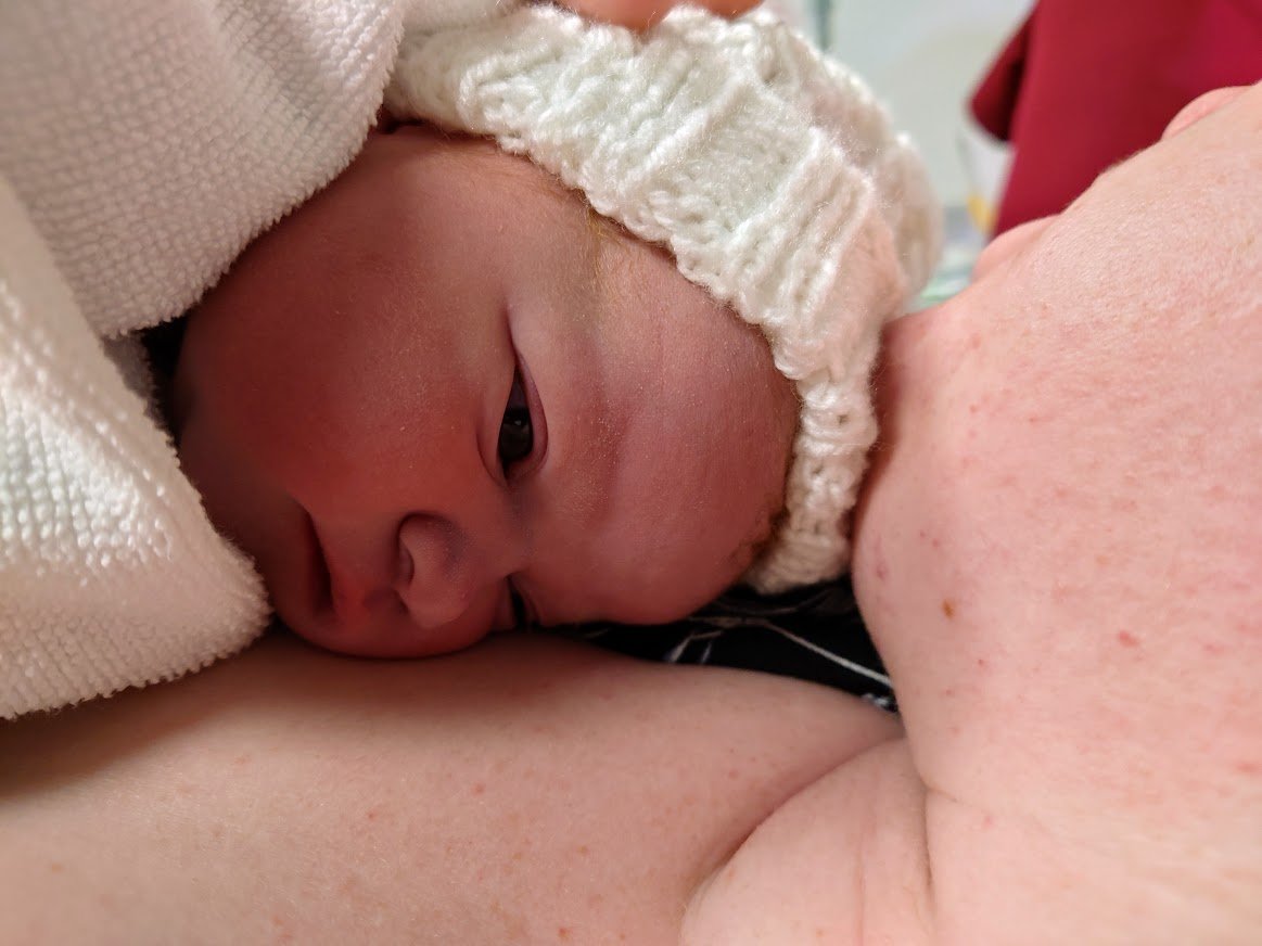 Mothers' day - little Imogen is born