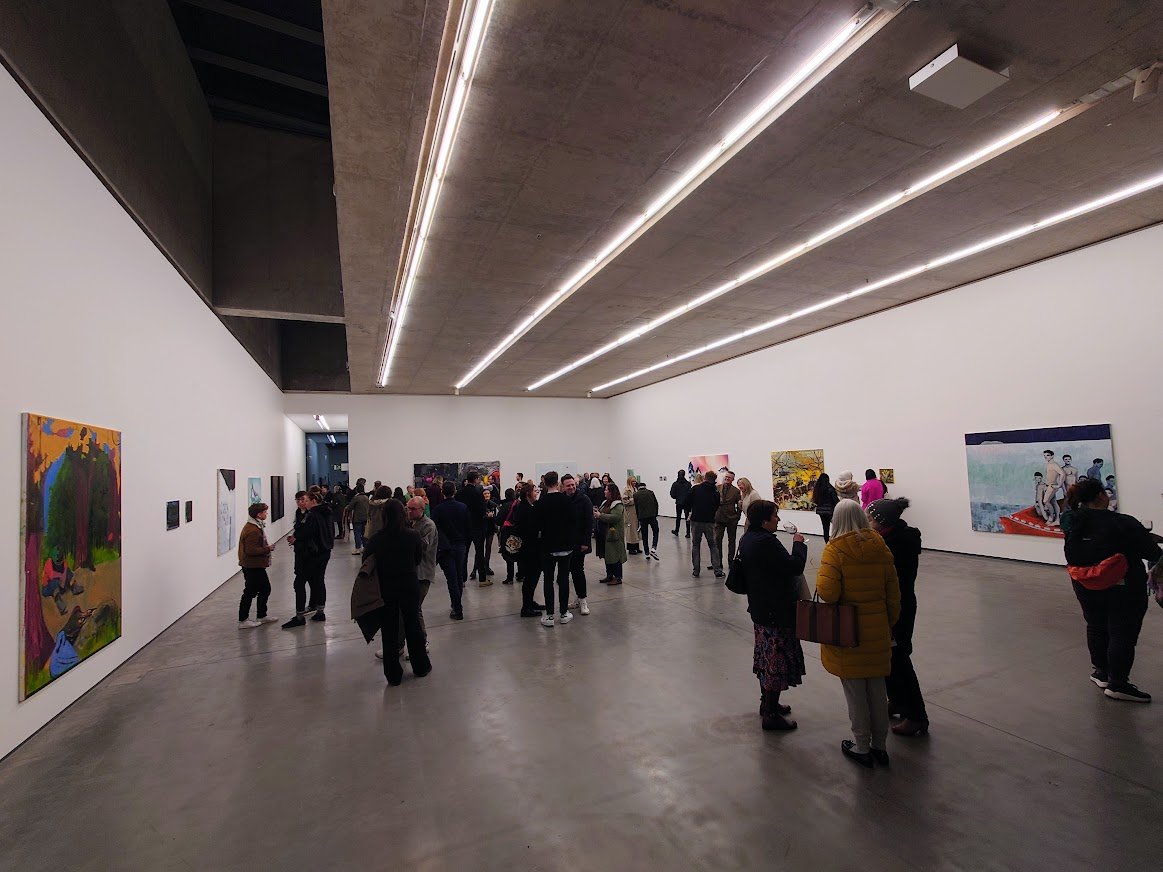 The opening of 'New Exits - 10 Years of Painting Shows' in the MAC, Belfast