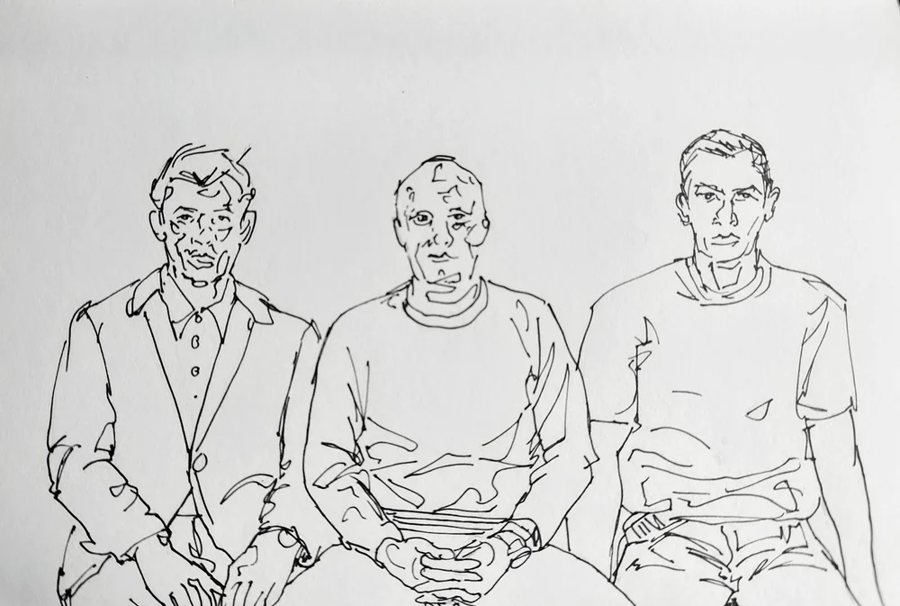 'Three in One' drawing - 3 Cadets