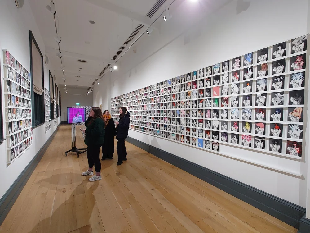 Sarah Maple at the Naughton Gallery.