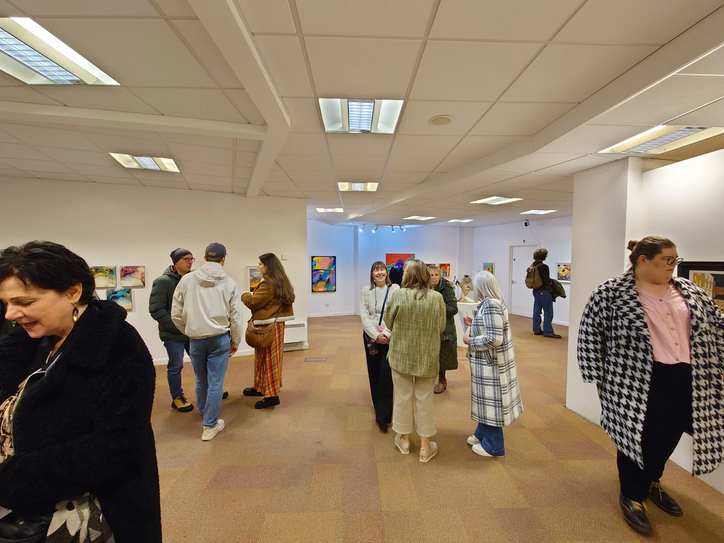 The Irish Palette show in the Engine Room Gallery, Belfast