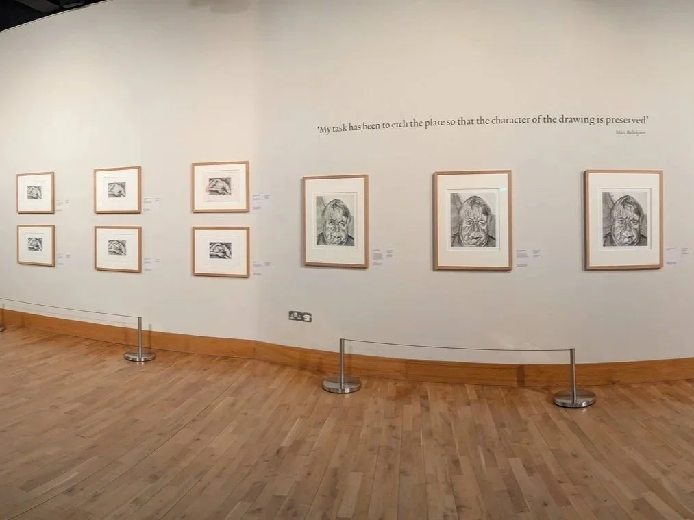 Lucian Freud print show at Titanic Belfast