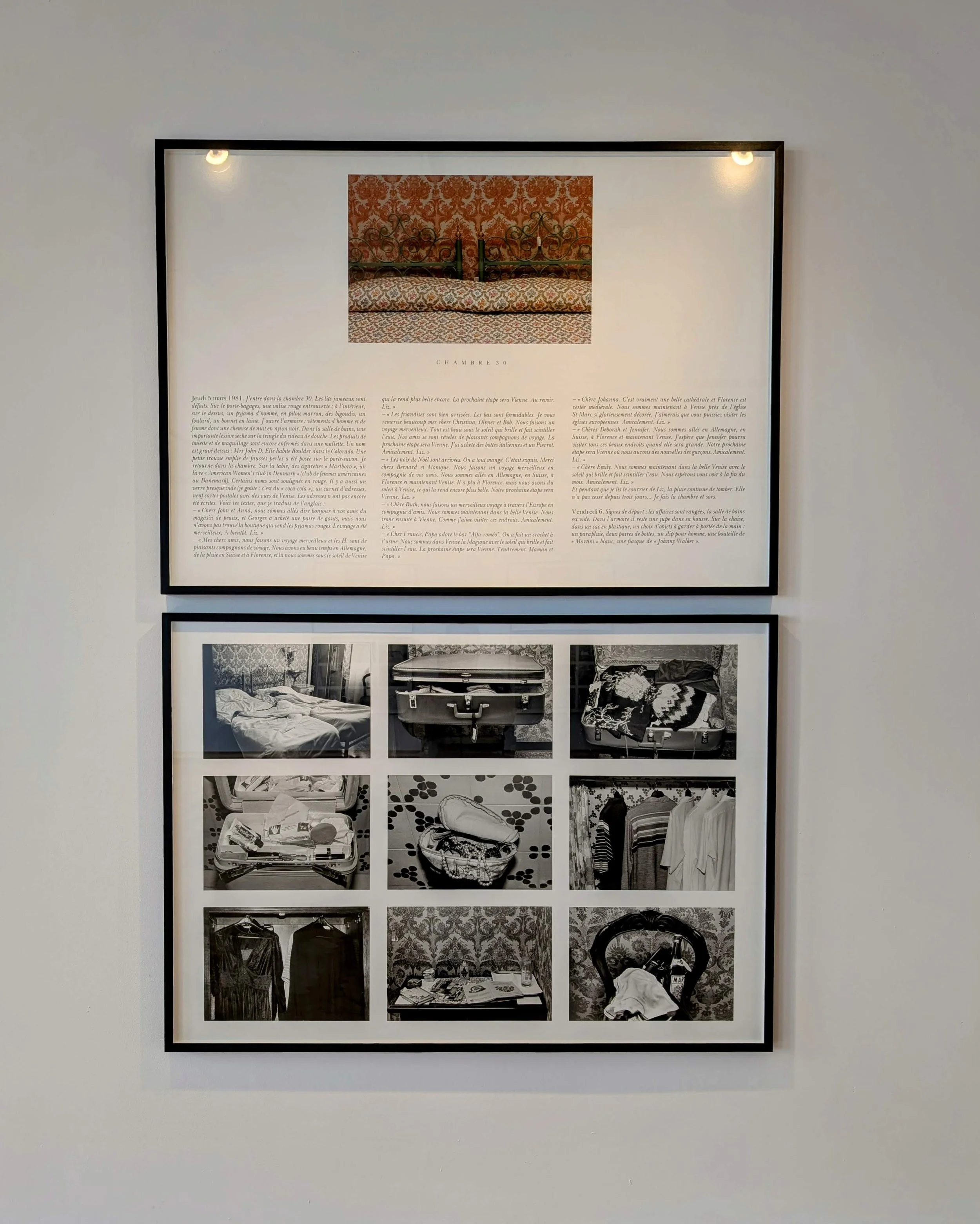 Sophie Calle at the Golden Thread Gallery