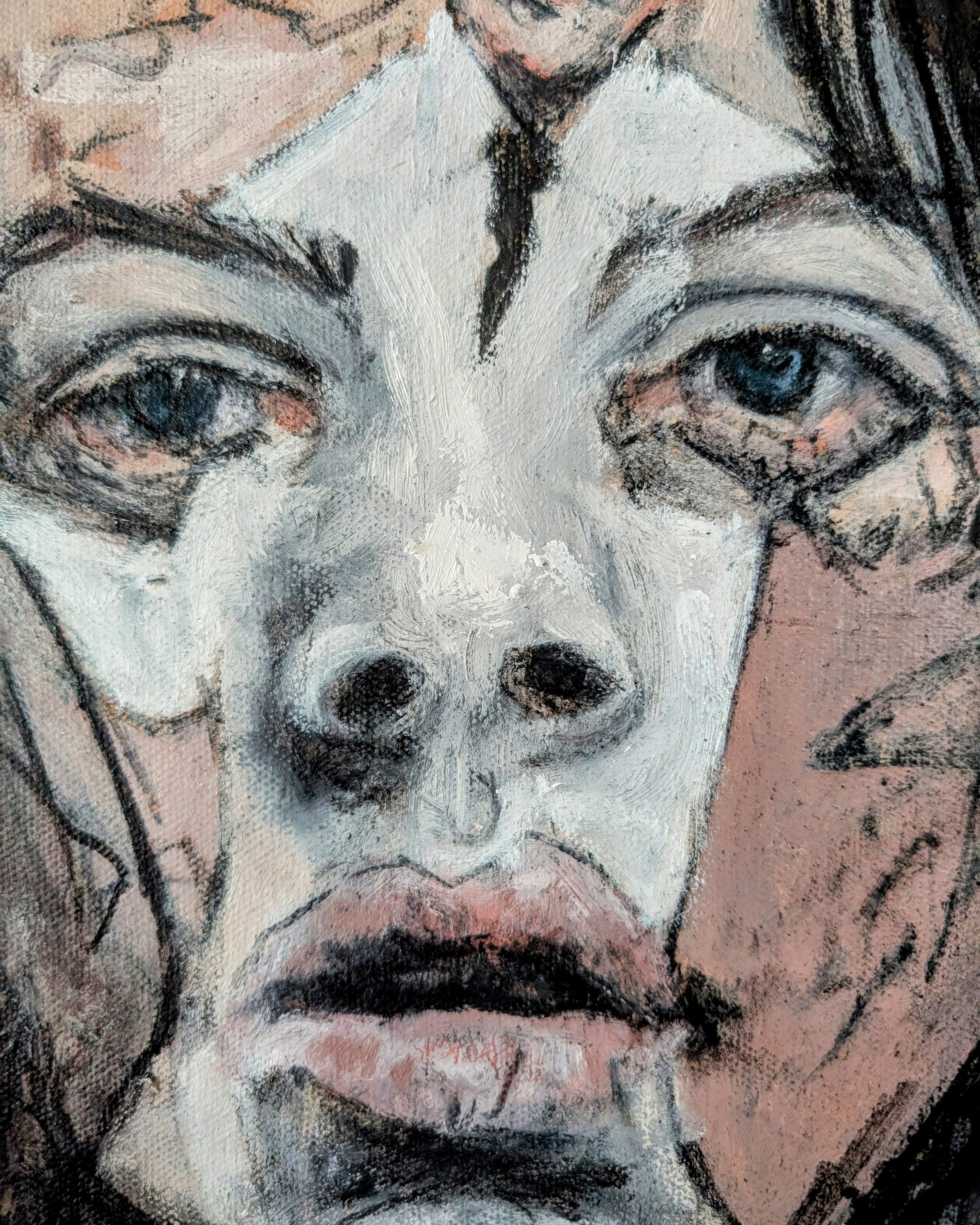 Detail of 'The Weight of Inheritance' finished