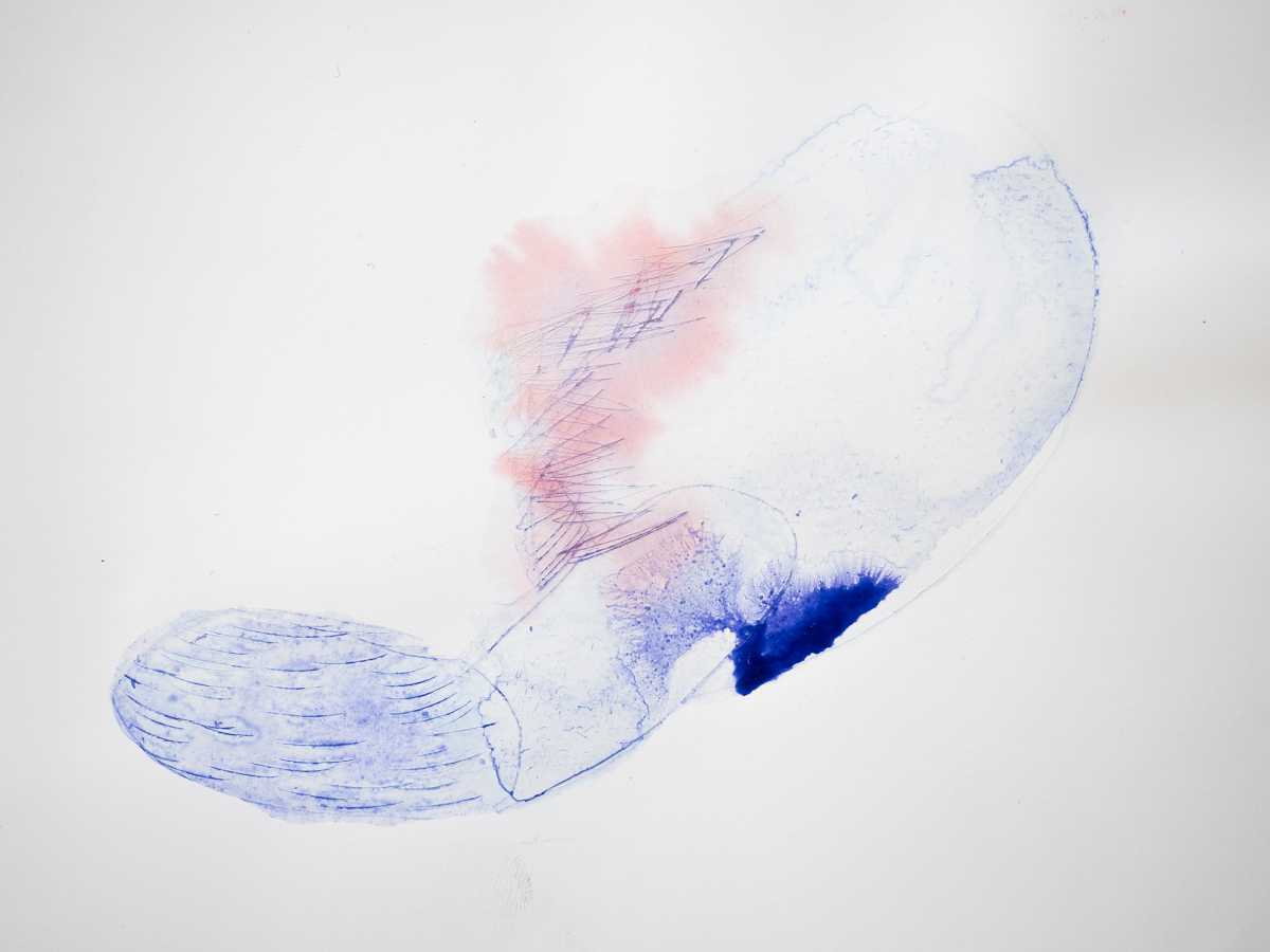   Untitled , 2011  Watercolour on paper  15x15cm 