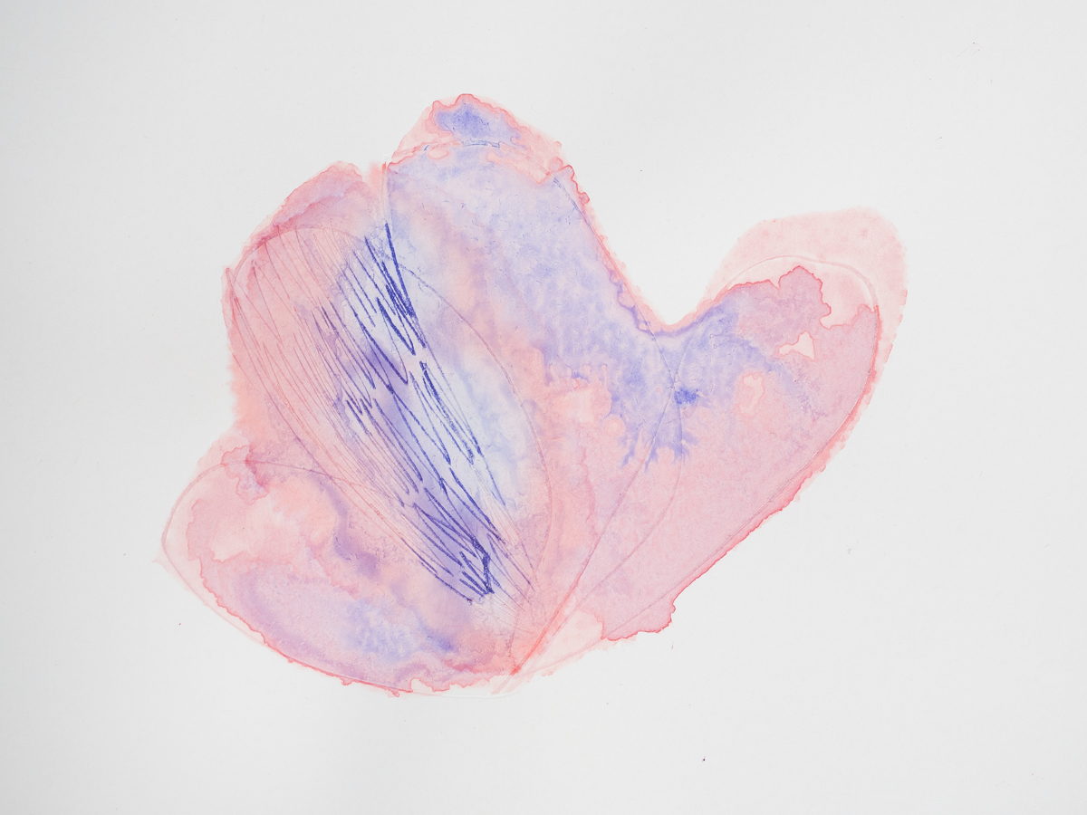   Untitled , 2011  Watercolour on paper  15x15cm 