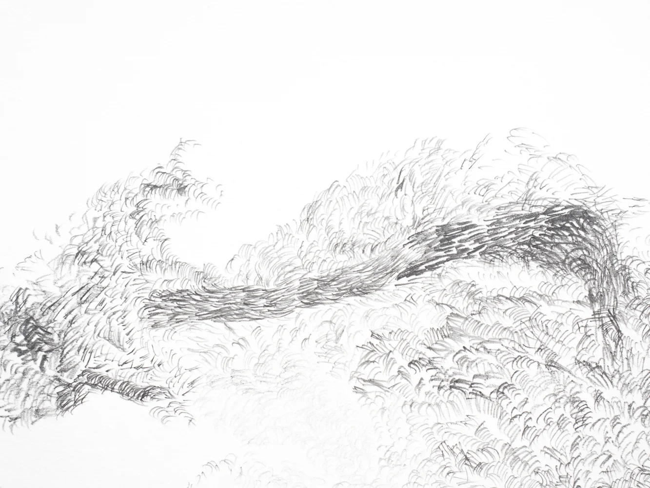   After After Turner  series #12, 2016 (Detail)  Graphite on paper  59,4x84,1cm 