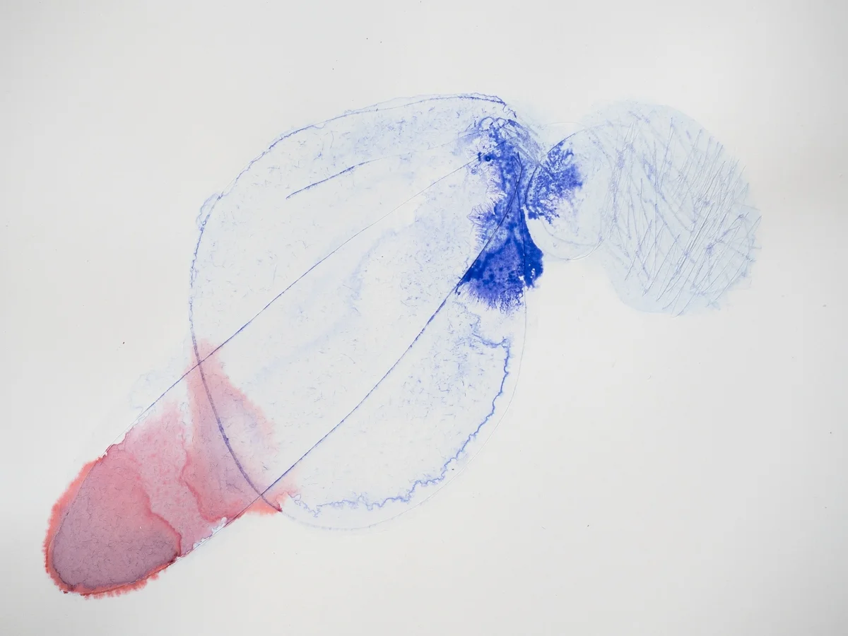   Untitled , 2011  Watercolour on paper  15x15cm 