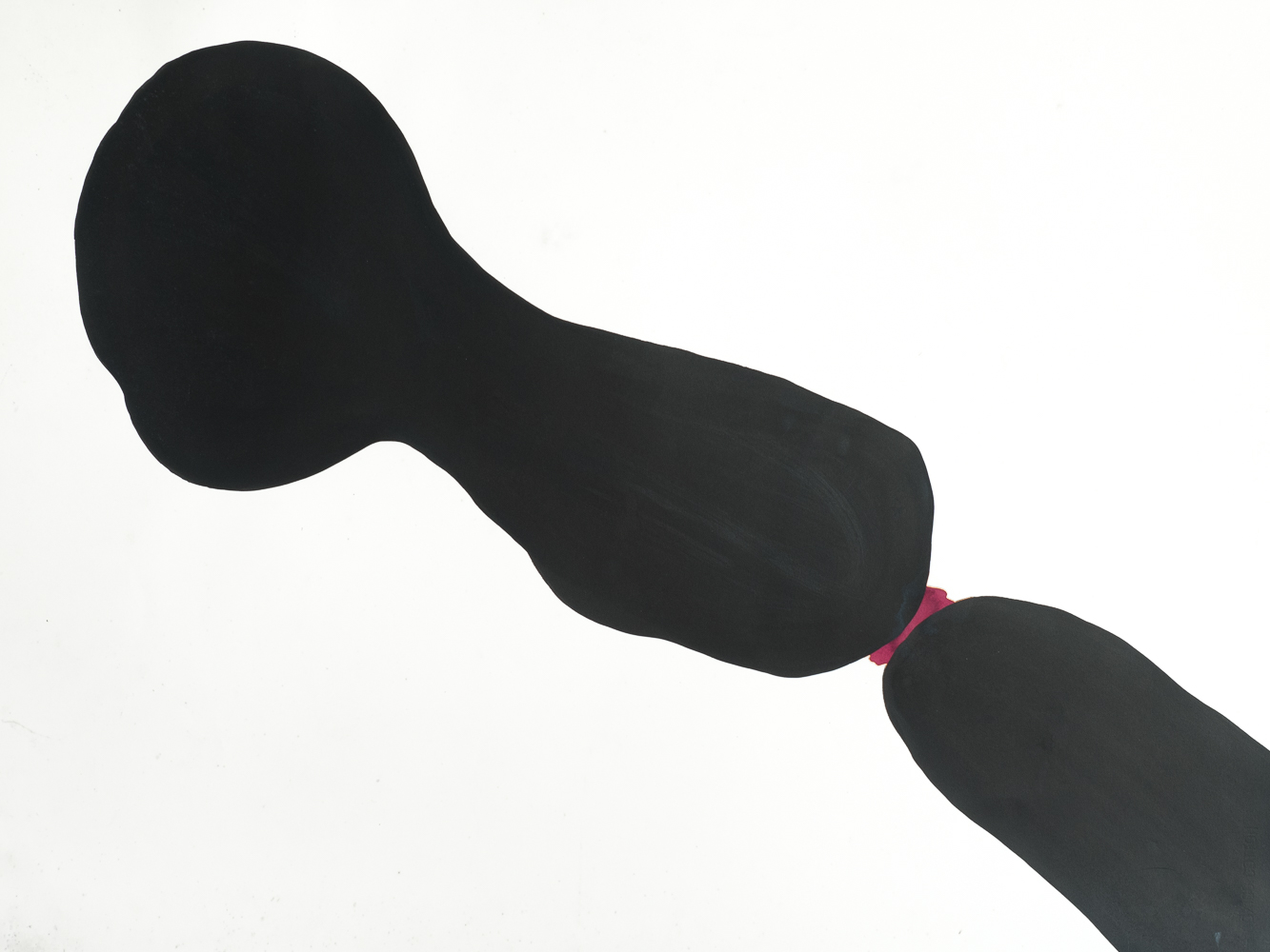   Untitled , 2003  Indian ink on paper  100x150cm 