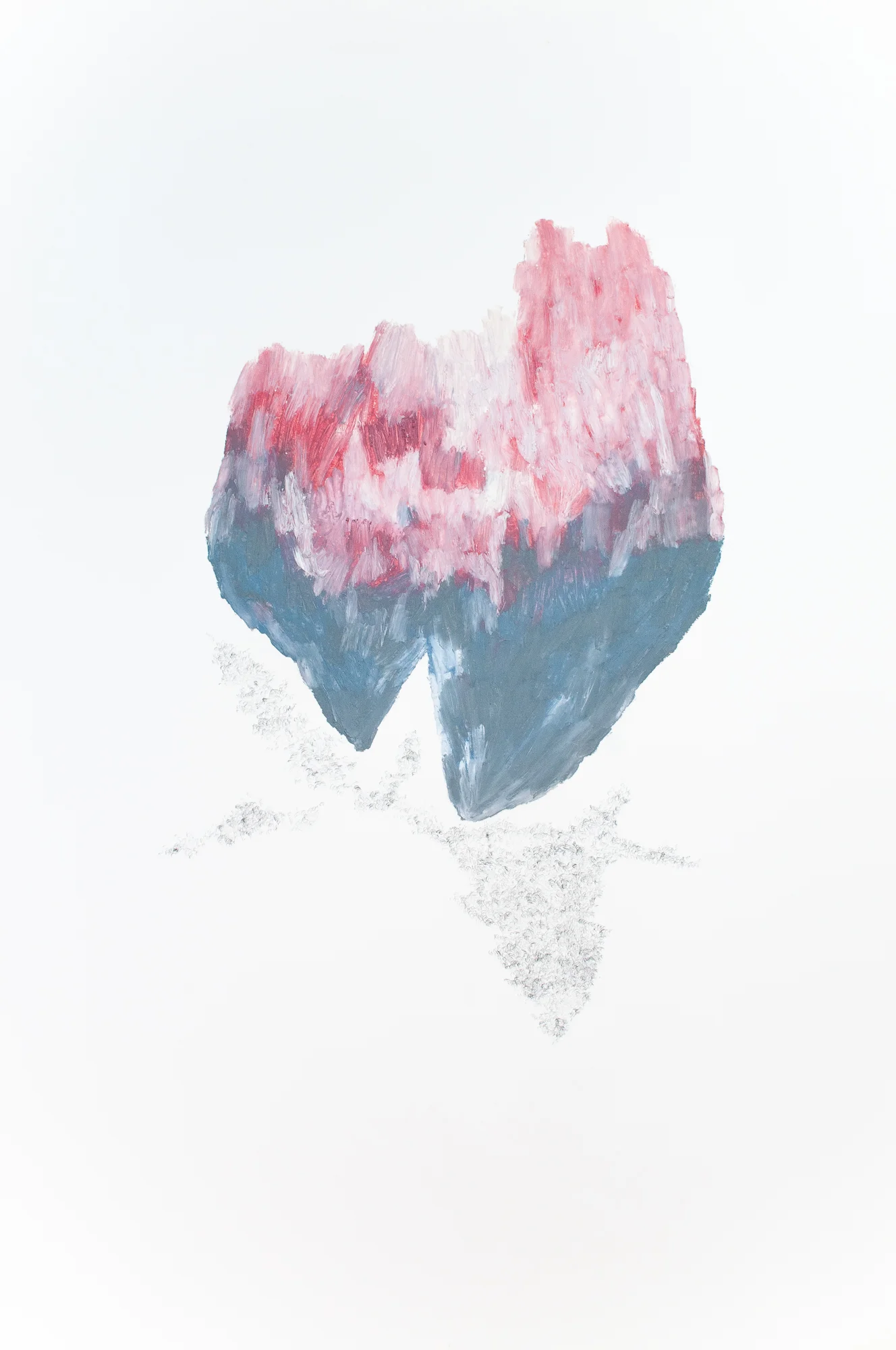  After After Turner series #107  Graphite and oil on paper  103x138cm 