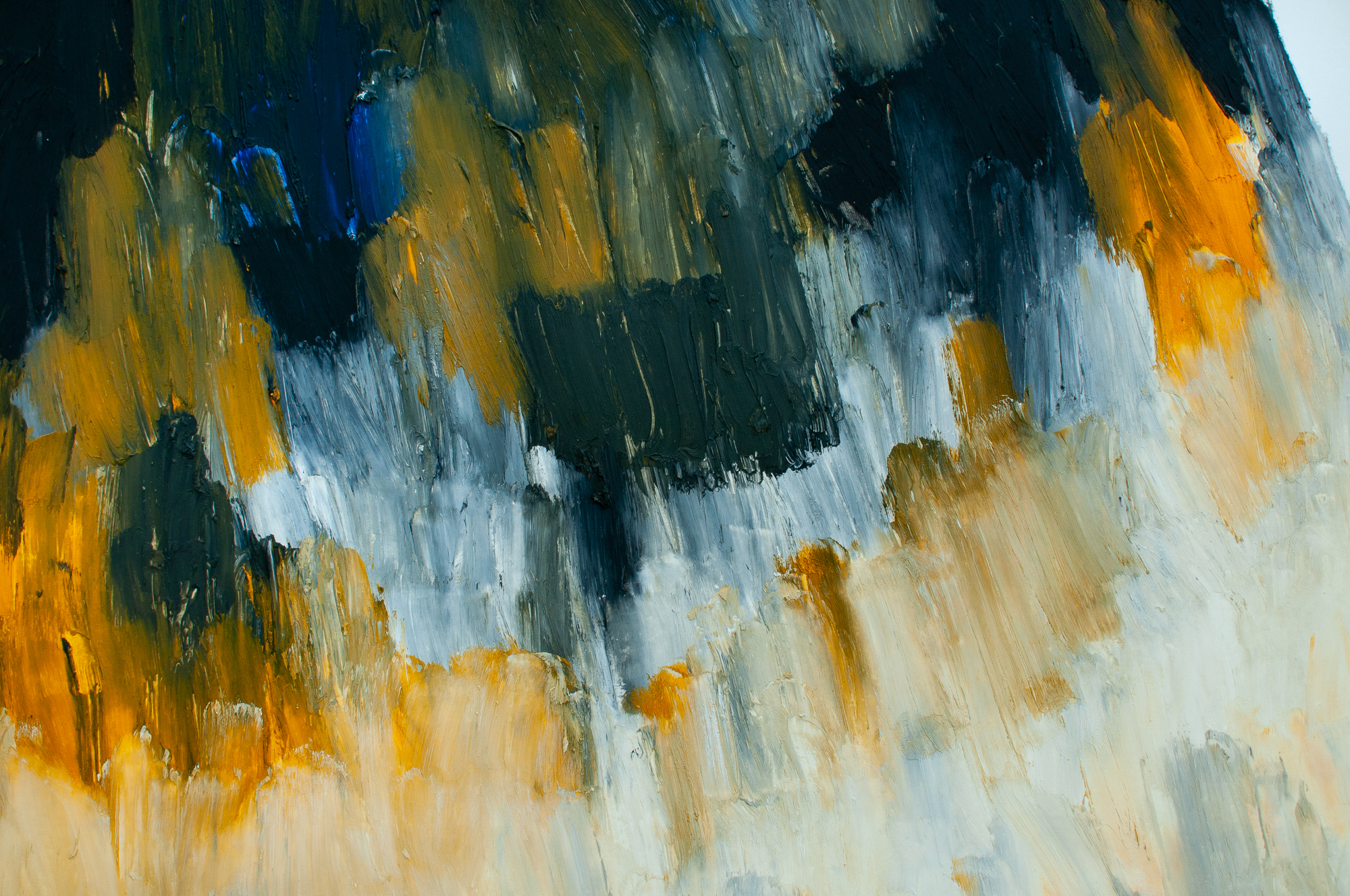 Detail  After After Turner series #104  Graphite and oil on paper  103x138cm 