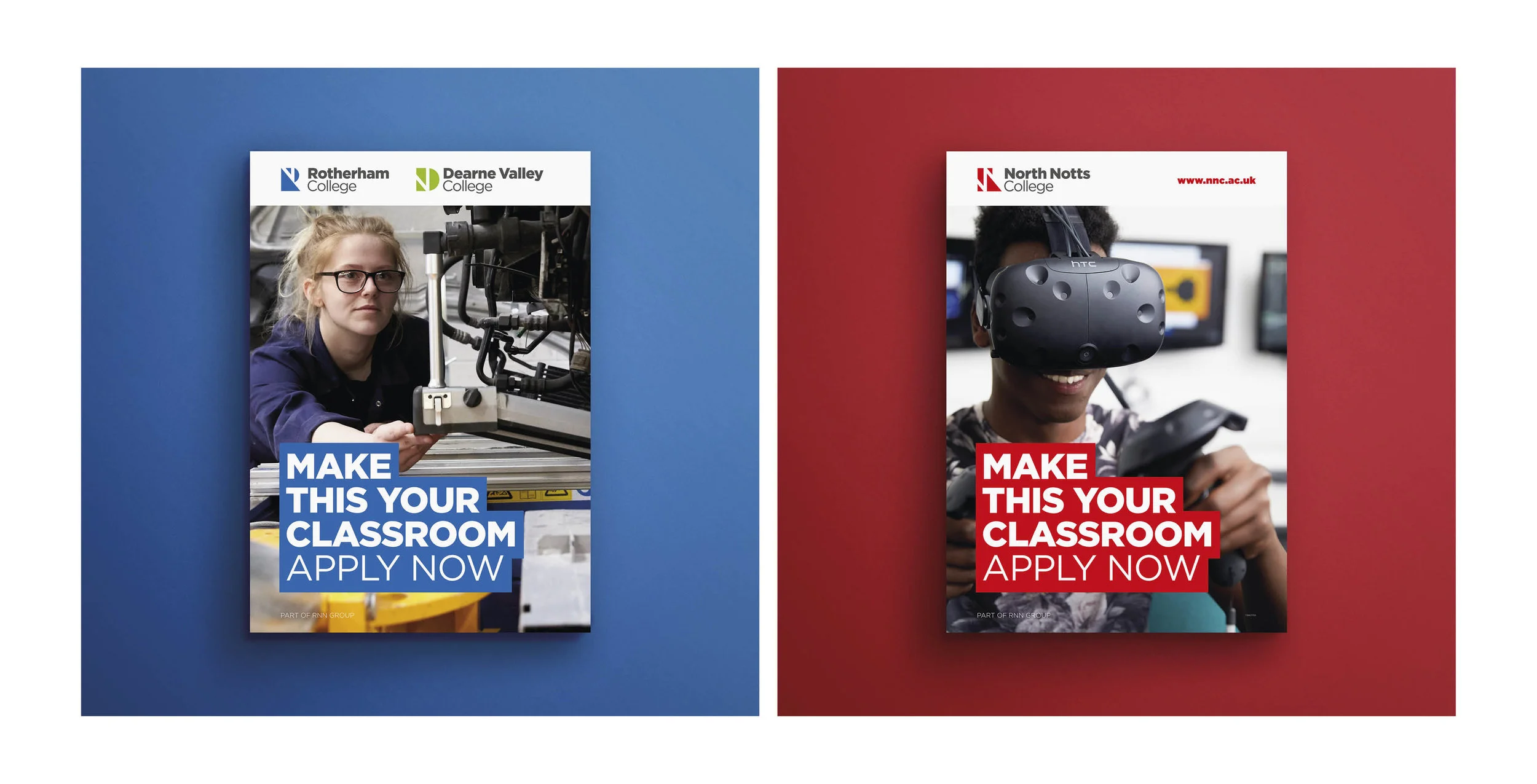 College Advertising Campaign - Graphic Design Sheffield