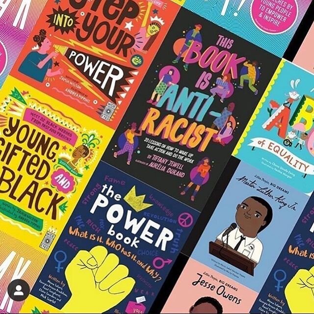 Reposting this line-up by lovely independent book shop @moonlaneink which I spotted on the feed of school librarian and contributing @chiclittlelist books editor @mrs_horse - some inspiring titles here we should all be reading to our children. Thanks