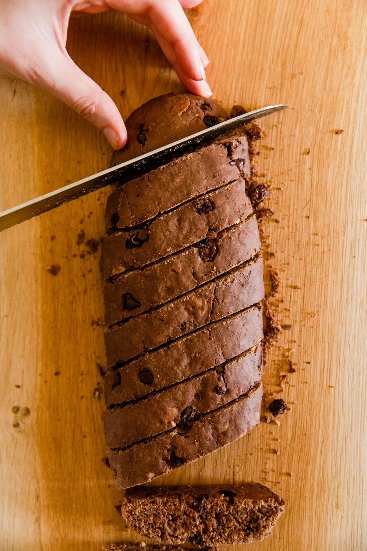 Chocolate, Almond & Orange Biscotti — madeleine olivia