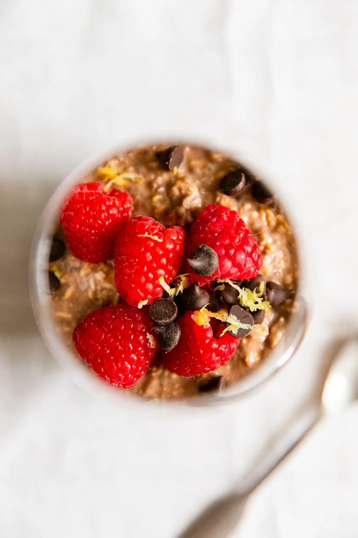 Chocolate, Raspberry & Lemon Overnight Oats — madeleine olivia