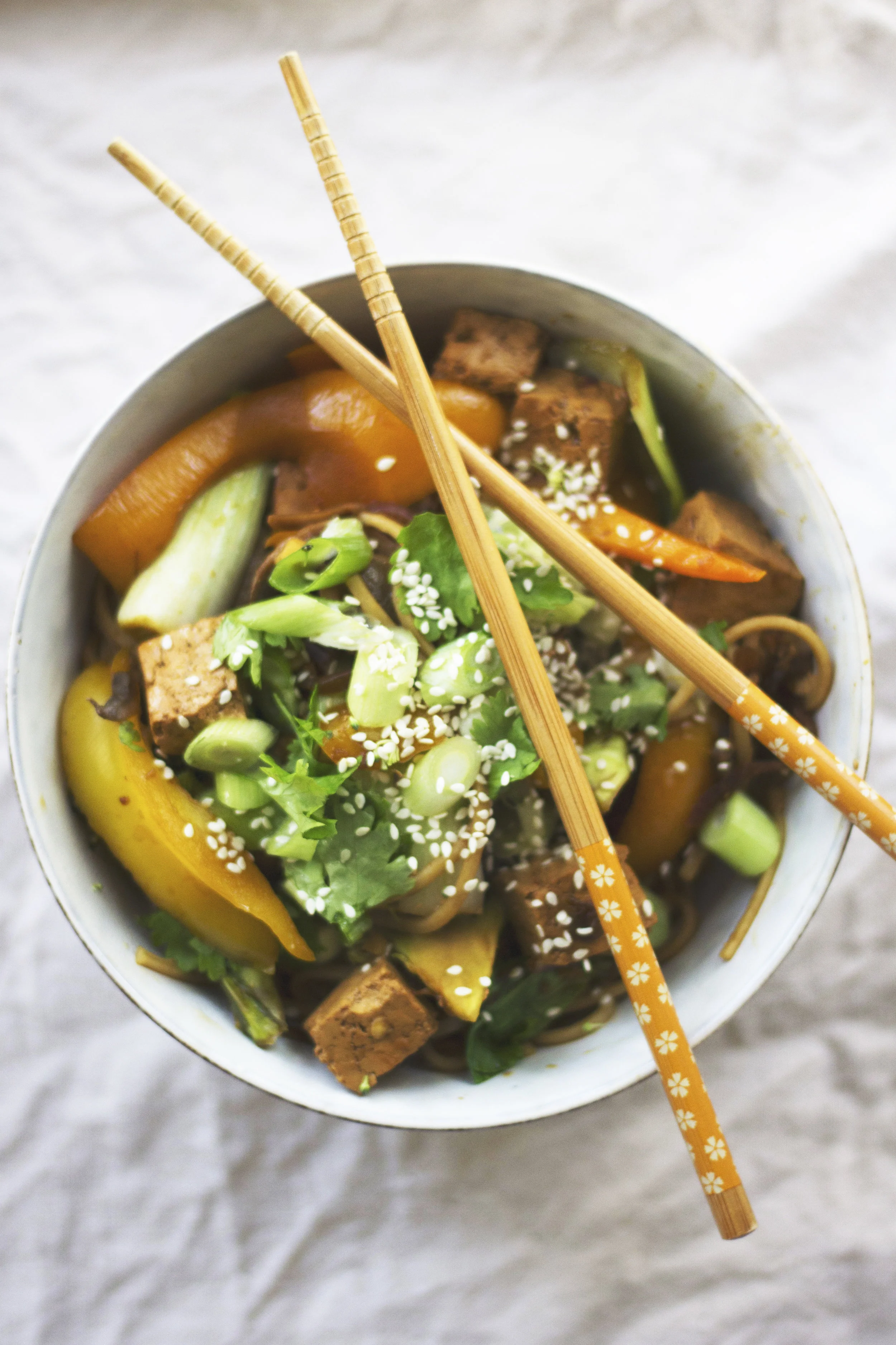 Tofu Vegetable Stir Fry — madeleine olivia