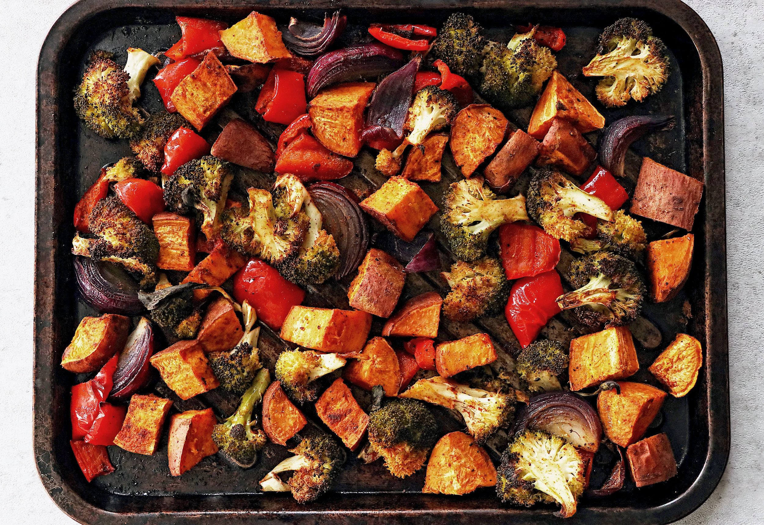 Ultimate Roasted Vegetable Traybake — madeleine olivia