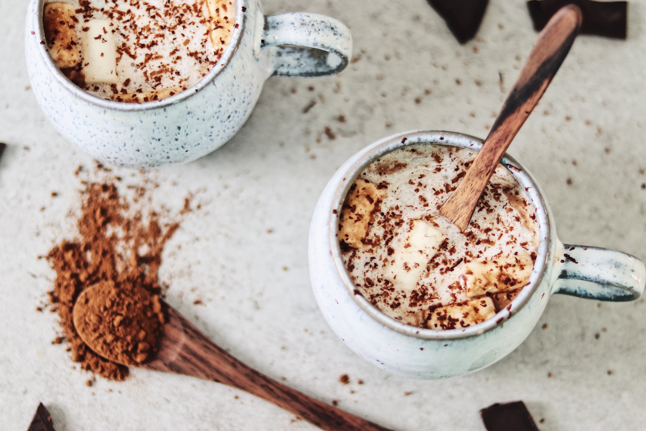 Choc-y coconut-y marshmallow-y bliss. - total time 15 mins serves 2