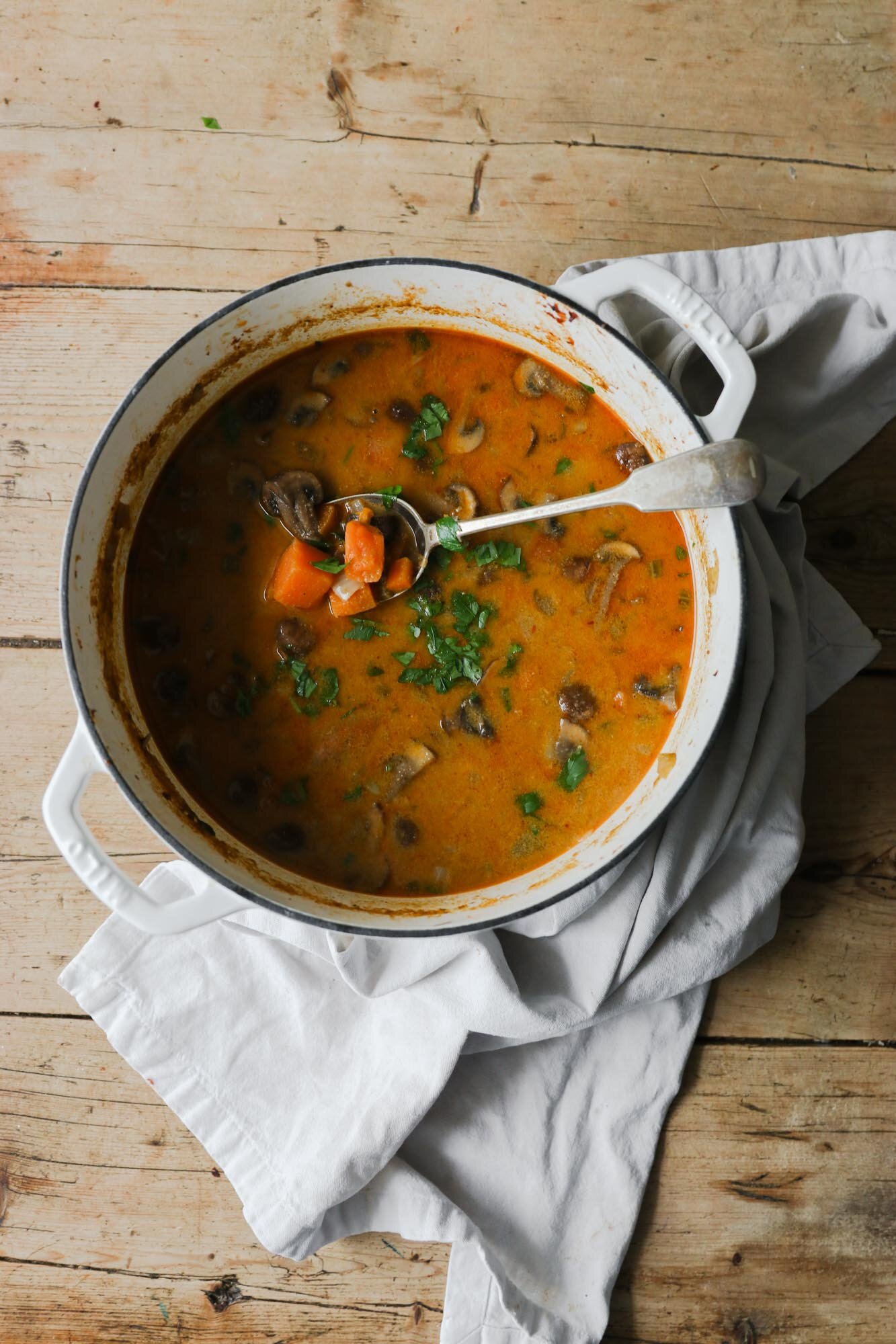 Smoky Mushroom and Sweet Potato Stew