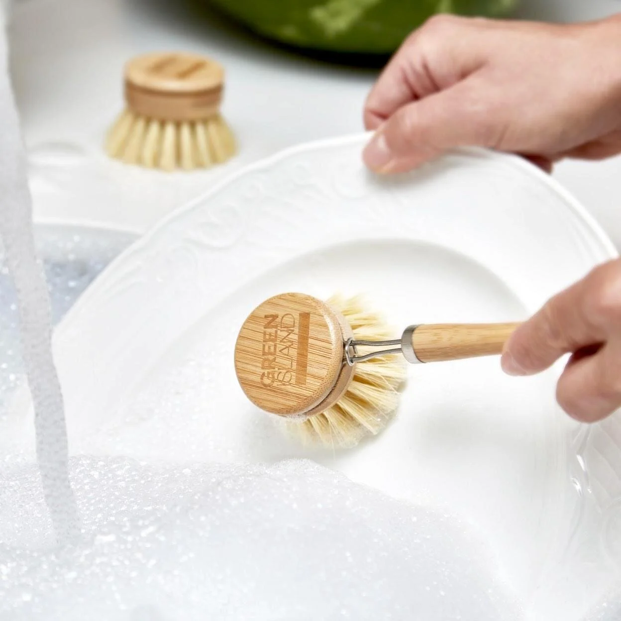 Zero waste products to save money - dish washing brush