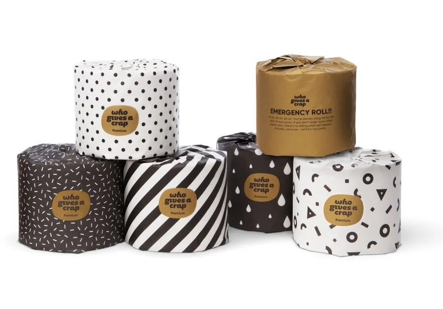 Bamboo plastic-free toilet roll - - zero waste products to save money