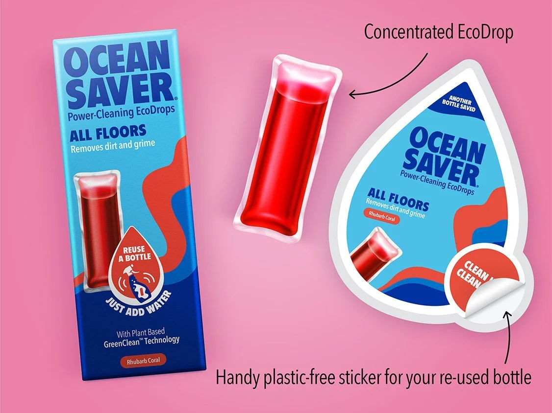 Refillable eco cleaning drops