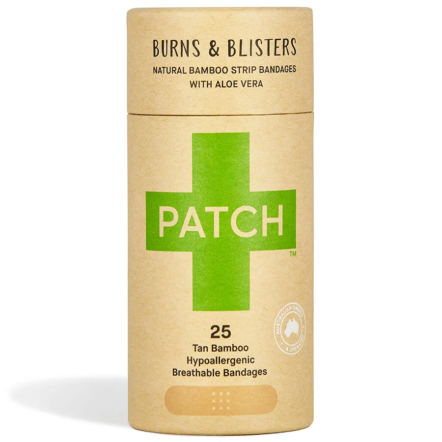 Aloe vera bamboo plasters