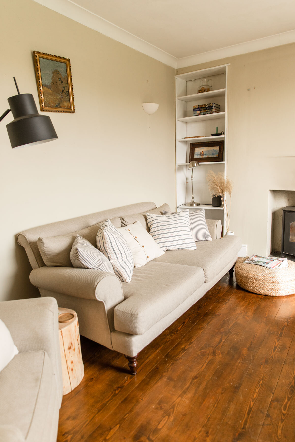 Georgian country house tour - living room with laura ashley sofa