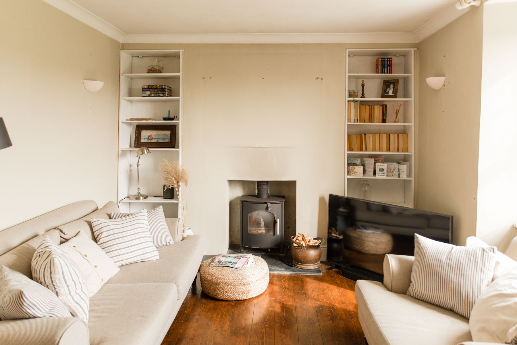 Georgian country house living room