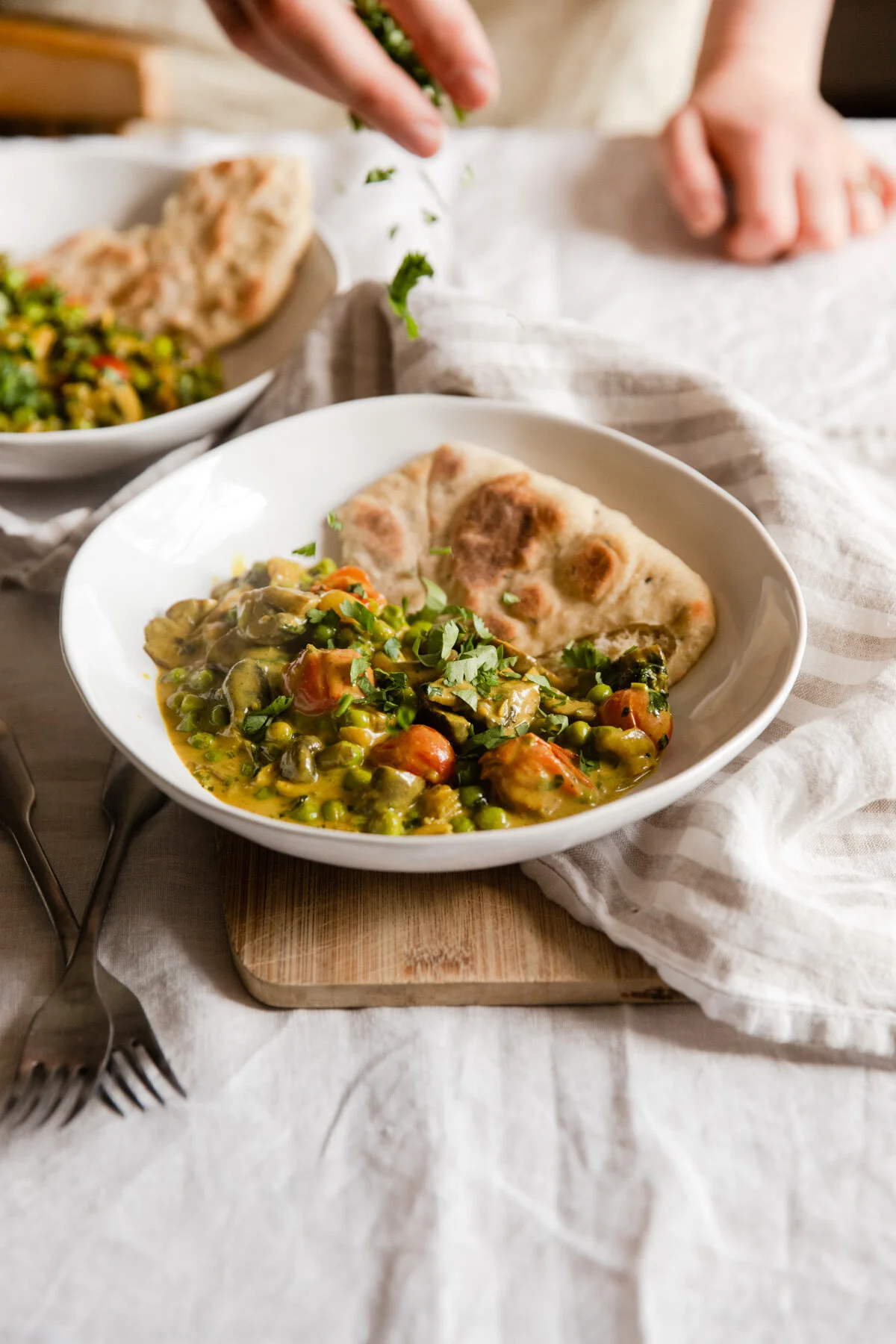 coriander-mushroom-korma