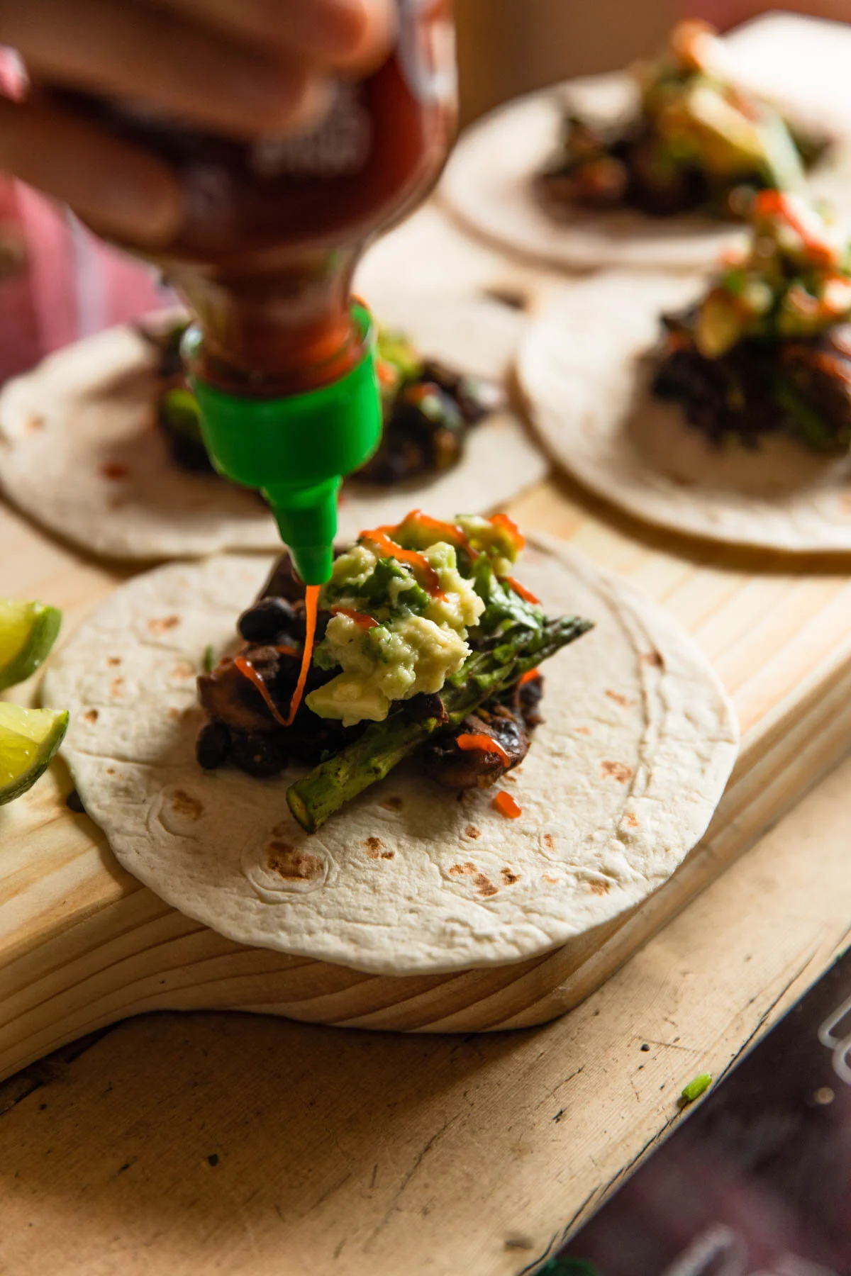 Asparagus and Mushroom Tacos — madeleine olivia